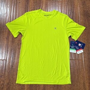 Champion T-shirt Men's Bright Green Short Sleeve Tee
